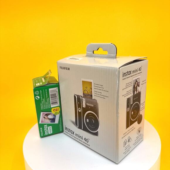 Fujifilm Instax Mini 40 Instant Camera with Two Film Refills - Picture 8 of 17